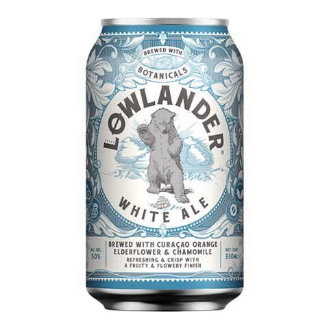 Lowlander White Ale blik   doos 12x0,33L
