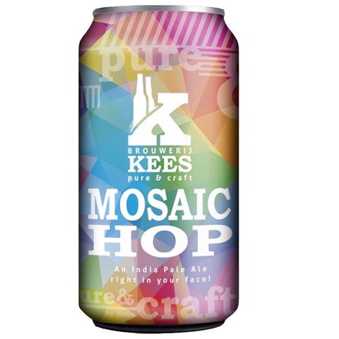 Kees Mosaic Hop Explosion blik tray 24x0,33L