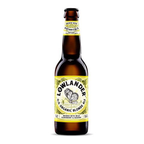 Lowlander Organic Blonde Ale 0,3% doos 12x0,33L