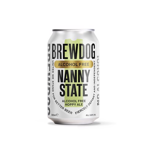 Brewdog Nanny State 0,5% blik tray 6x4x0,33L