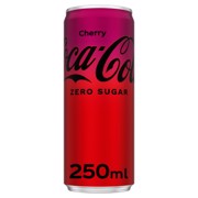 Coca-Cola Zero Cherry blik  tray 6x4x0,25L