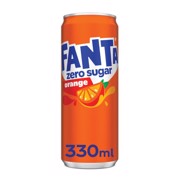 Fanta Orange No Sugar blik tray 24x0,33L