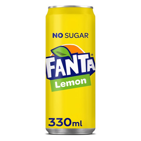Fanta Zero Lemon blik      tray 24x0,33L