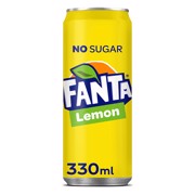 Fanta Lemon No Sugar blik      tray 24x0,33L