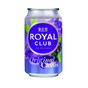 Royal Club Cassis blik     tray 24x0,33L