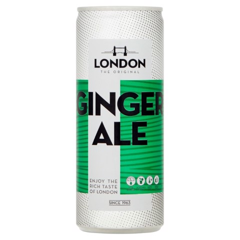 London Ginger Ale     blik tray 12x0,25L