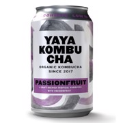 Yaya Kombucha Passionfruit BIO blik  doos 12x0,33L