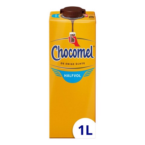 Chocomel Halfvol pak tray 12x1,00L