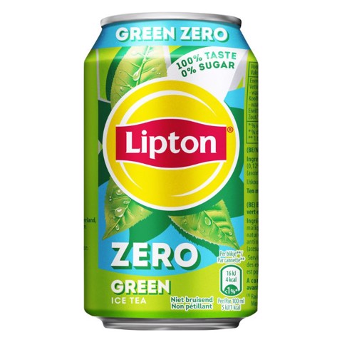 Lipton Ice Tea Green Zero blik tray 24x0,33L