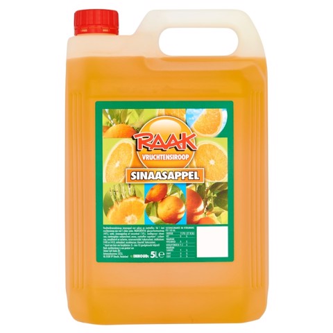 Raak Siroop Sinaasappel        can 5,00L