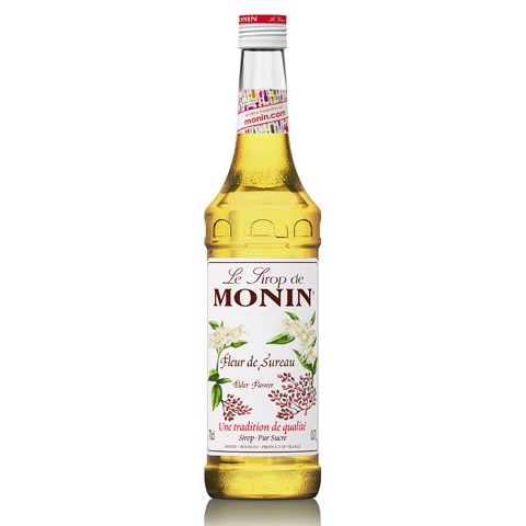 Monin Siroop Elderflower      fles 0,70L