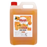 Raak Vruchtensiroop Sinaasappel Zero can 5,00L