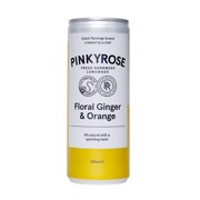 Pinkyrose Floral Ginger & Orange Lemonade blik tray 12x0,25L