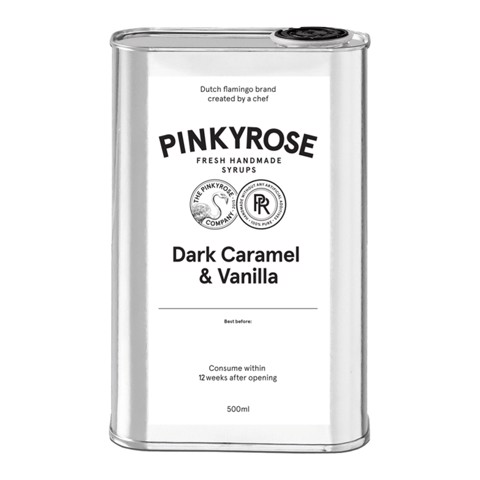 Pinkyrose Dark Caramel Vanilla  blik 0,50L