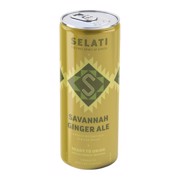 Selati Savannah Ginger Ale 0.0% blik doos 12x0,25L
