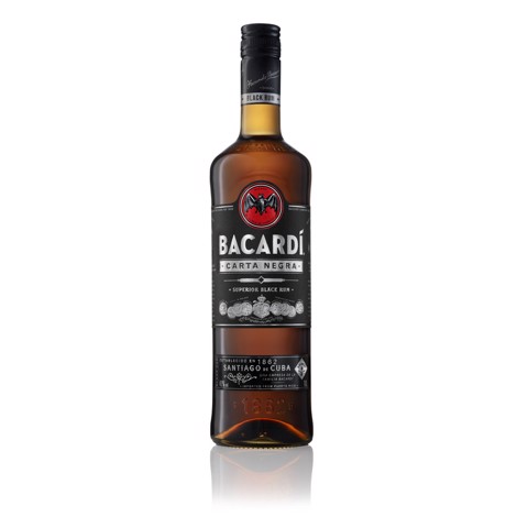 Bacardi Carta Negra Rum          fles 1,00L