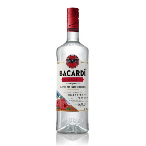 Bacardi Razz Rum              fles 1,00L