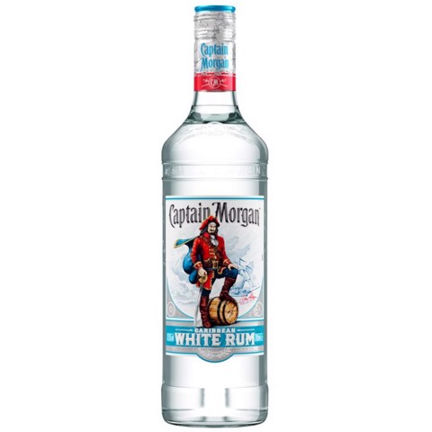 Captain Morgan White Rum      fles 1,00L