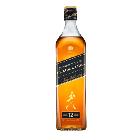 Johnnie Walker Whisky Black Label  fles 0,70L