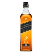 Johnnie Walker Whisky Black Label   fles 1,00L