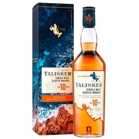 Talisker Single Malt 10 YO Whisky     fles 0,70L