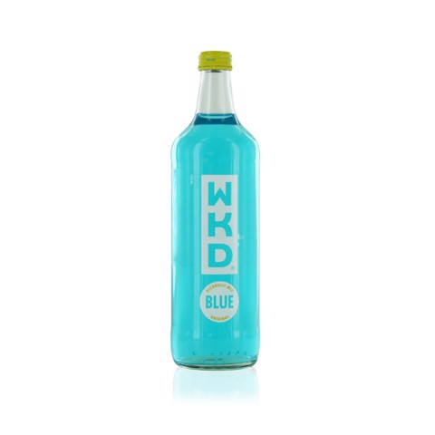 WKD Energy Blue Vodka     fles 0,70L
