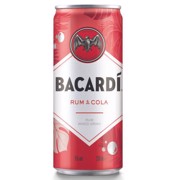 Bacardi Rum & Cola blik        tray 24x0,25L