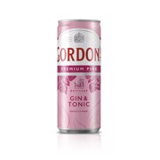 Gordon's Pink Gin & Tonic blik tray 12x0,25L