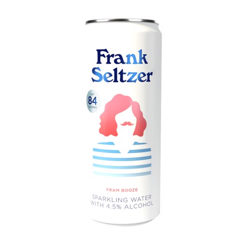 Frank Seltzer Fram Booze blik tray 12x0,33L