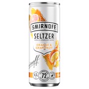 Smirnoff Hard Seltzer Orange & Grapefruit tray 12x0,25L