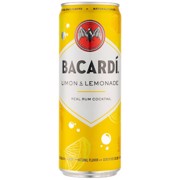 Bacardi Limon & Lemonade blik tray 12x0,25L