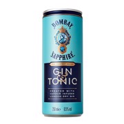 Bombay Sapphire Gin & Tonic blik   tray 12x0,25L