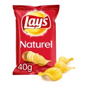 Lays Chips Naturel          doos 20x40gr