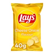 Lays Chips Cheese Onion     doos 20x40gr