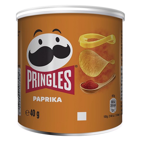 Pringles Paprika            doos 12x40gr
