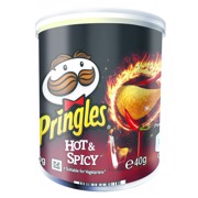 Pringles Hot en Spicy       doos 12x40gr