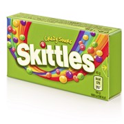 Skittles Crazy Sours Groen  doos 16x45gr