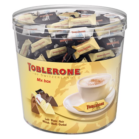 Toblerone Horecamixbox per stuk verpakt silo 904gr