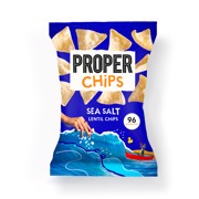 Proper Chips Sea Salt Linzen Chips  doos 24x20gr