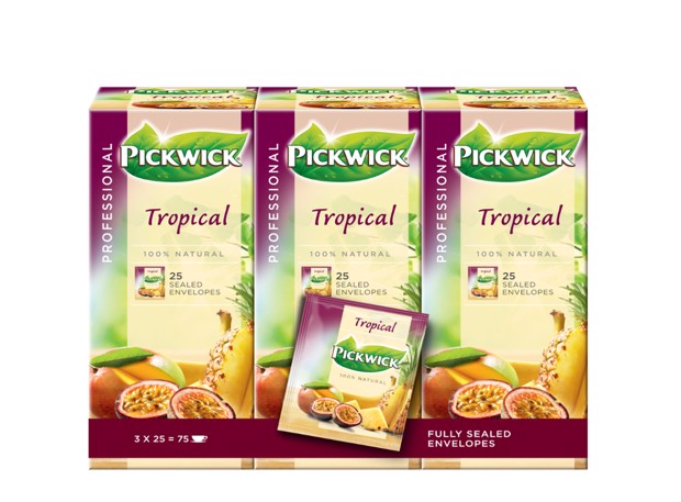 Pickwick Prof Tropische Vruchten doos 3x25x1,5gr