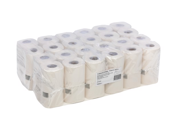 Toiletpapier Traditioneel 2-l 198 v Wit pak 48st