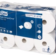 Tork T8 SmartOne Toiletpapier 2-laags Wit pak 6st