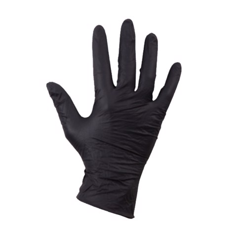 Handschoen Nitril Zwart Ongepoederd XL ds 100st